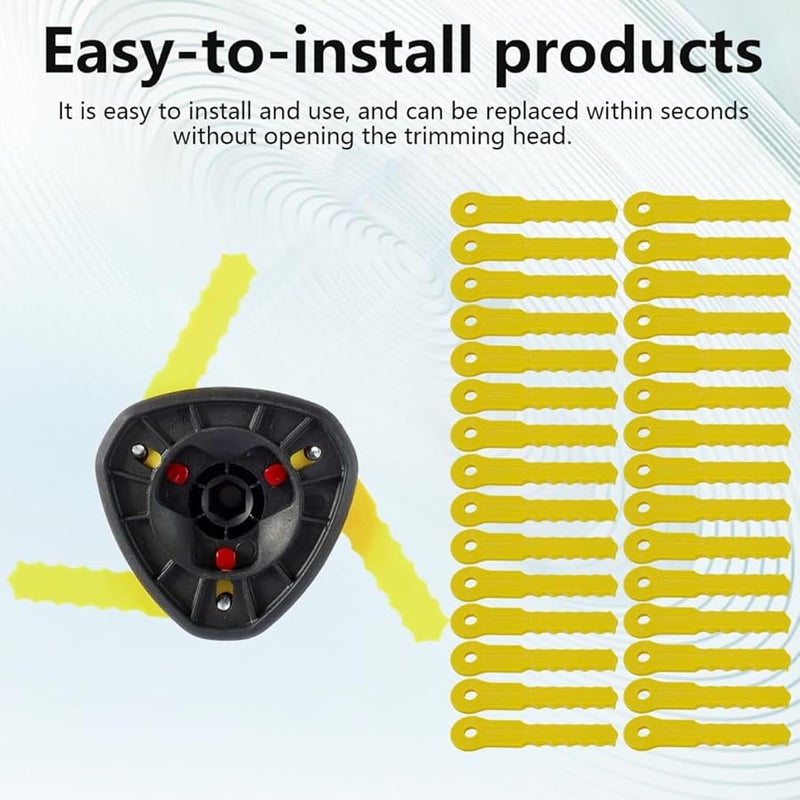 30 قطعة من شفرات القص البديلة من النايلون بطول 4.1 بوصة متوافقة مع إيكو وستيهل وهوسكفارنا - Image 4